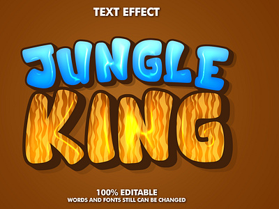 Trendy cartoon editable text effects