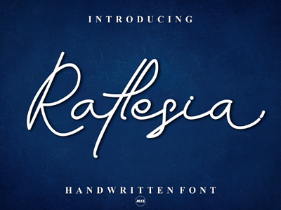 Raflesia - Handwritten Font alphabet calligraphy font font handwritten font letter signature signature font text type typogrpahy