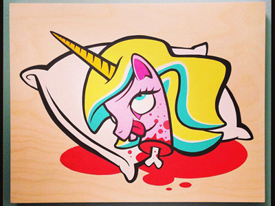 My Little Godfather mylittlepony painting skulluxe