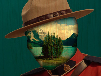 Canada Collage #1 - Mountie canada collage mountie