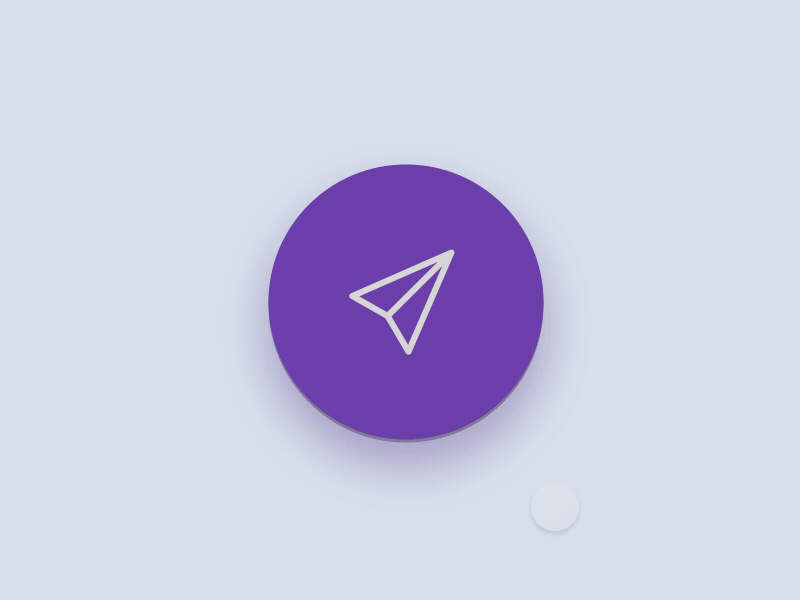 Send button animation animation design