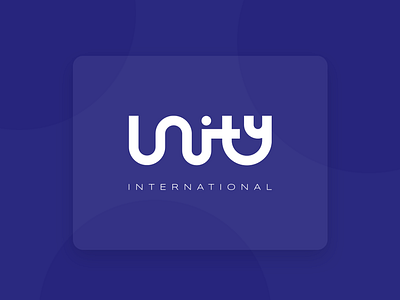 Unity International Logo Design branding design logo logo design