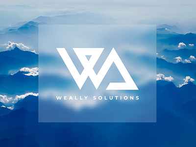 WeAlly Solutions Logo branding logo logo design