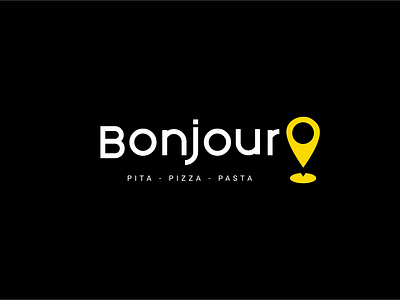 Bonjour Food Delivery Logo Design