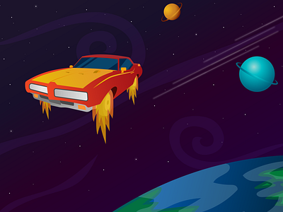 Space Burner - Illustration