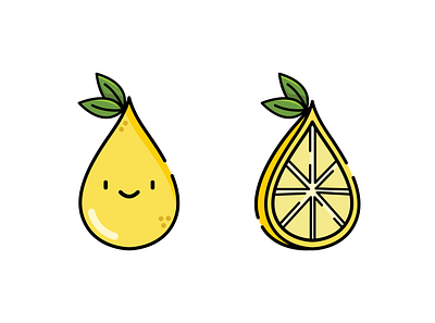 Lemon Drop Logo Designs adobeillustator branding design drop icon illustration lemon lemon drop lemonade logo logo design vector yellow