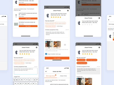 Review Rating Ruparupa Mobile design mobile ui uidesign uiux userinterface ux