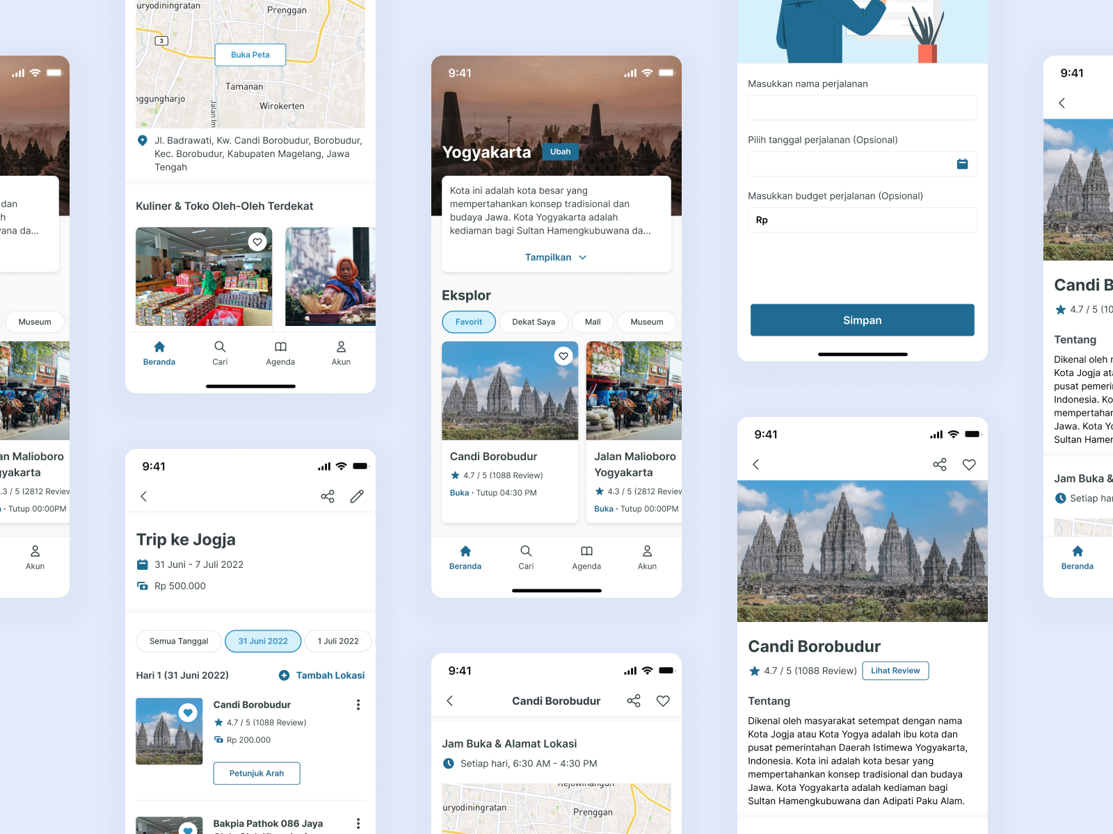 Travel Planner App Design by Kenny Wilson on Dribbble