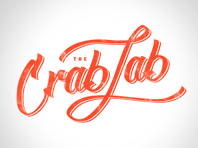 Crab Lab Vector Lettering art brush crab design highlighter illustrator lettering logo script type typography vector