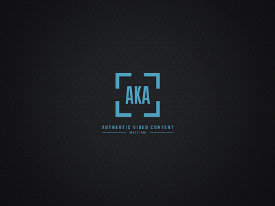 AKA Media Logo brand branding icon identity logo type typography video
