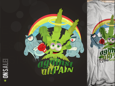 Medical Cannabis Shirt cannabis caricature design marijuana medical pain sale shirt weed