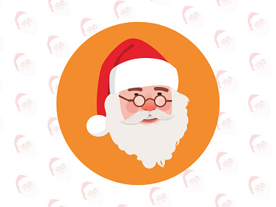 Santa flat illustration