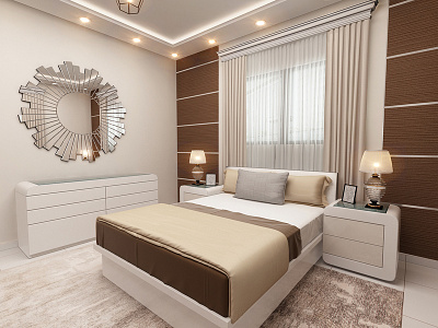 Bedroom 3d max autocad bed bedroom design drawing home home design render skechup توضيح واجهة المستخدم