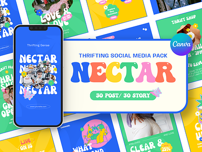 Nectar Thrift Social Media Pack