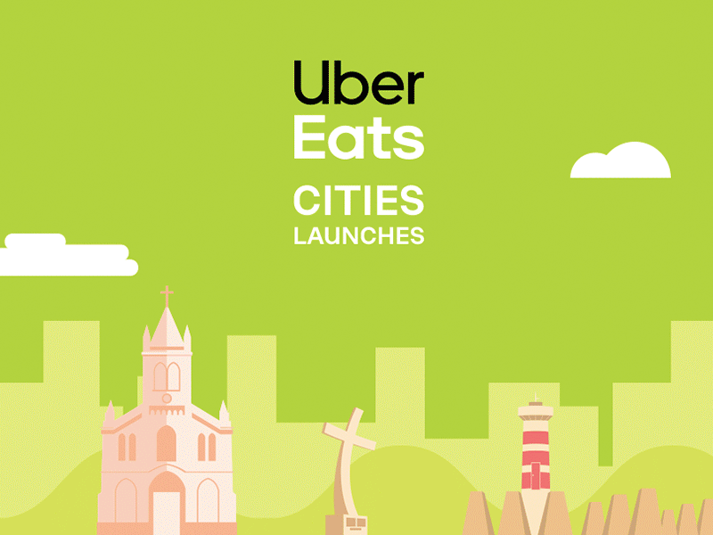 Uber Eats Cities Launches
