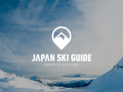 “Japan ski guide” logo logo logodeaign logo brand