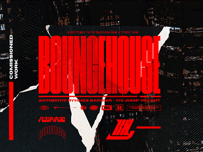 Bounce House Design Pack apparel clothing letter lettering logo mark merch monogram type typography