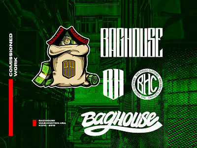 Baghouse Designpack hiphop letter lettering logotype rapper street streetwear typography