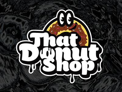 That Donut Shop apparel branding design illustration logo