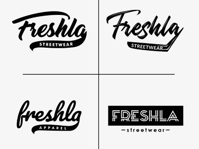 Freshla Logo Concept streetwear brandidentity