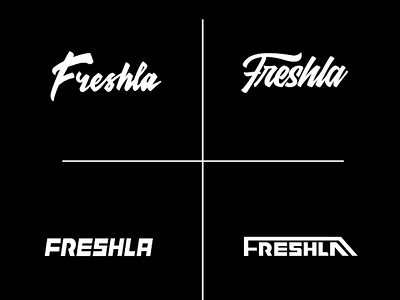 Freshla logo apparel handlettering cloth