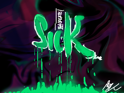 sick cyberpunk green latern lettering neonglow street type typeface