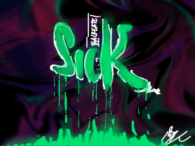 sick street latern green neonglow cyberpunk type typeface lettering