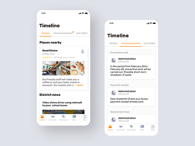 Mobile app for neighbourhood community app design ui ux