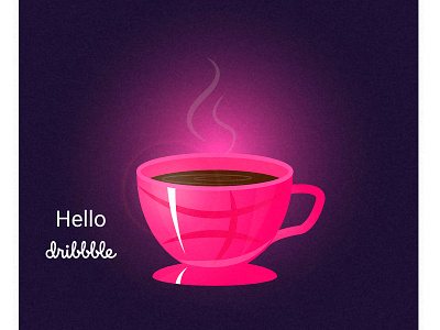 Hello Dribbble dribbble illustration vector