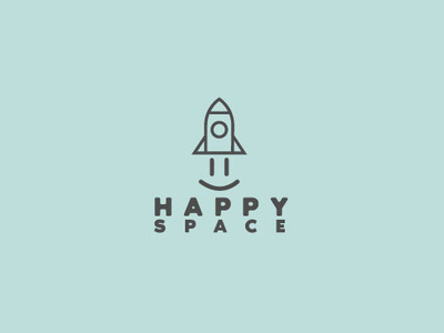 Happy Logo app branding design flat icon illustration illustrator lettering logo minimal minimal art minimalist logo type vector
