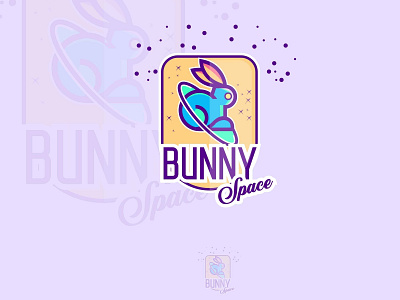 Bunny Space app branding design flat icon illustration illustrator lettering logo logo design logo design branding logoforsale minimal minimal art minimalist logo minimalist logo design mobile type typography vector
