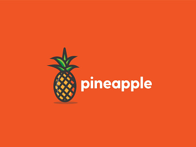 pineapple app branding design flat icon illustration illustrator lettering logo logo design logo design branding logoforsale minimal minimal art minimalist logo minimalist logo design mobile type typography vector
