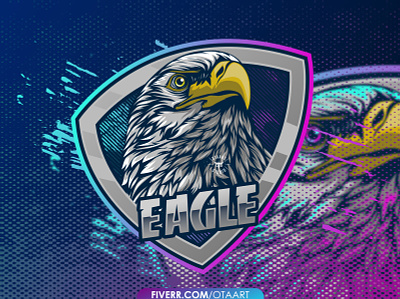 FREE DOWNLOAD | Eagle Esports logo eagle logo eagle mascot esports logo mascot design mascot logo modern logo streamer logo team logo twitch logo