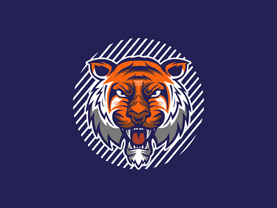 Tiger Head Esport Logo esportlogo tiger tigeresport