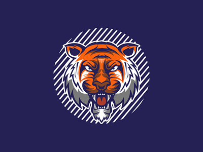 Tiger Head Esport Logo