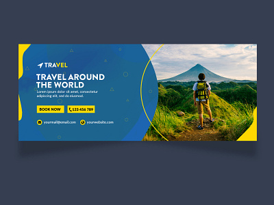 Travel Facebook cover | Social Media Cover ads ads banner banner ad banners cover facebook cover post social app social media cover travel web banner web banner ad web banners