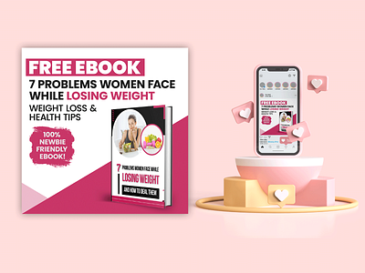 Losing-Weight-tTips-Free-Ebook | Faceboo Ads | Instagram Ads ads advertising advertising insta banner ad banners branding brandingdesign design ebookcover graphicdesign graphicdesigner instagramads losingweight travel web banner web banners