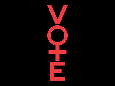 ROEvember Vote Vertical branding design icon logo