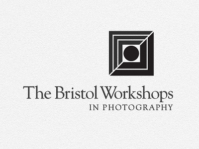 Bristol Workshops in Photography branding design icon logo