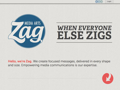 Zag - live! pattern texture web web design