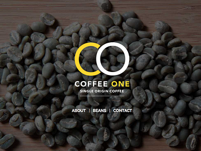 Coffee One coffee identity logo