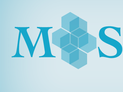 M_S blue identity logo typography