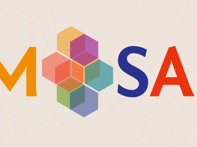 MSA blue color identity logo red yellow