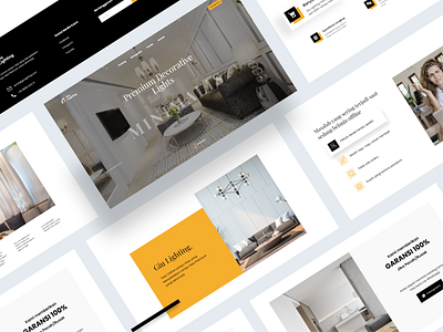 Decorative Light Store Landing Page