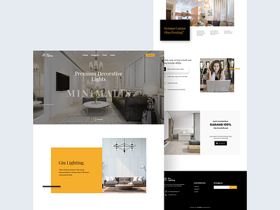 Landing Page for Decorative Lights
