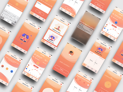 Meditation App ios marvelapp sketch app ui deisgn ux design