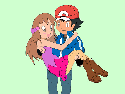 Pokémon love (Ash & Serena)