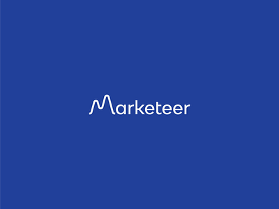 Marketeer - marketing agency art branding clean design flat icon identity illustration illustrator lettering logo minimal type typography vector