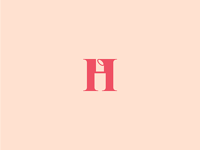 H + lipstick app art branding design flat graphic design icon identity illustration illustrator lettering logo minimal vector website