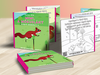foldout storybook for children children design evet graphic illustrator storybook